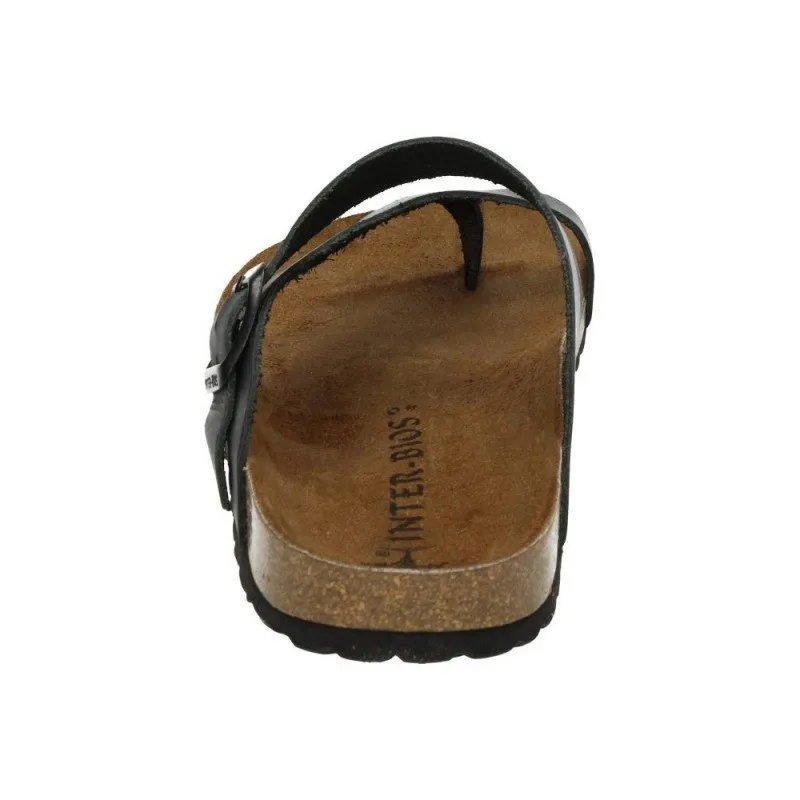 9511 SANDALIAS INTERBIOS COLOR NEGRO