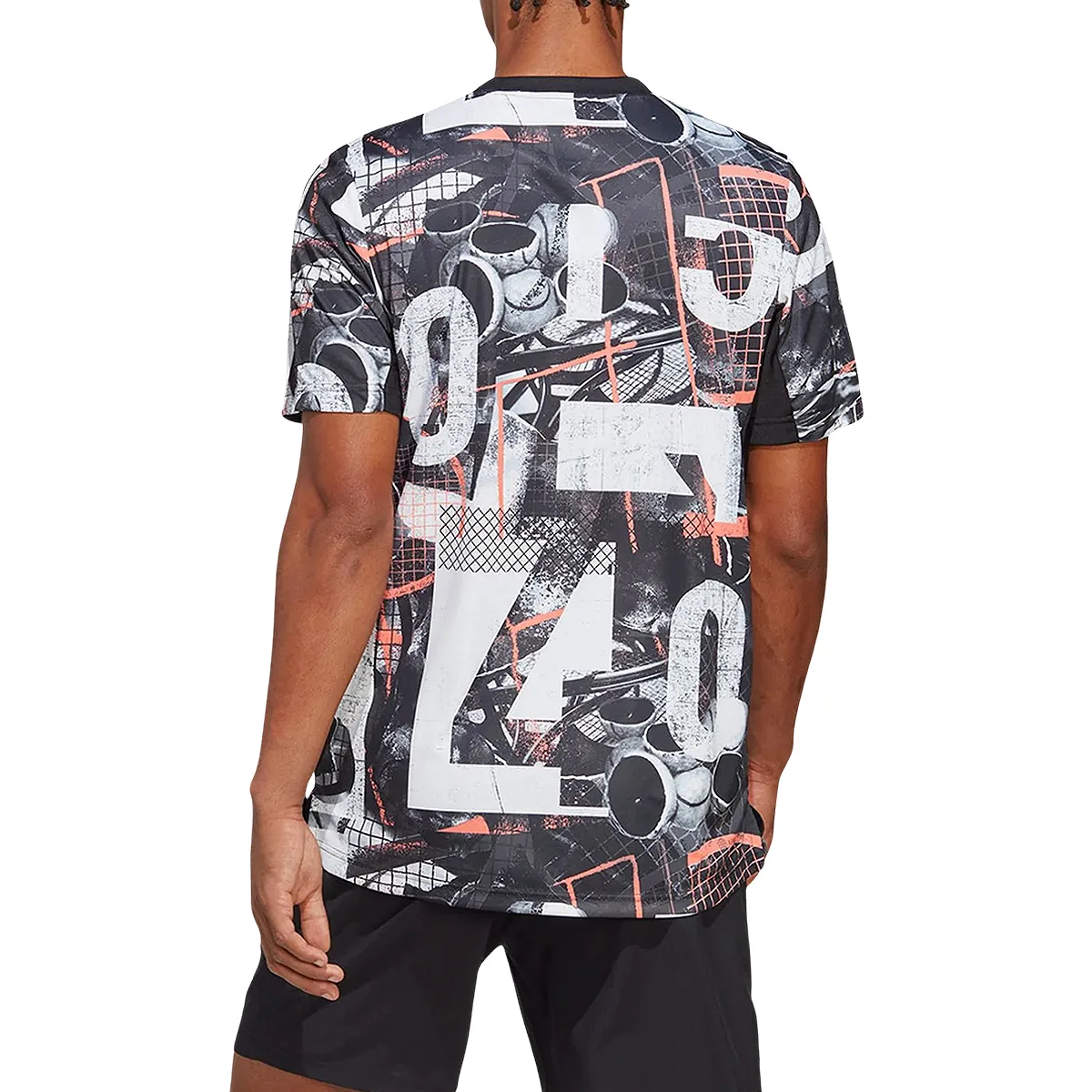 adidas remera club graphic tee – hombre – ht7170
