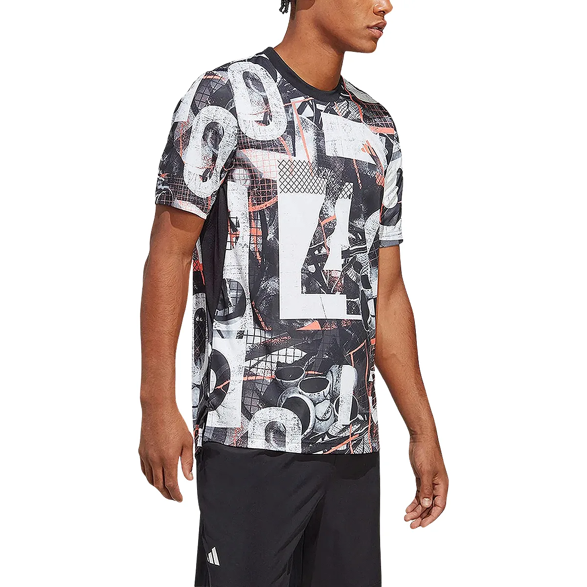 adidas remera club graphic tee – hombre – ht7170