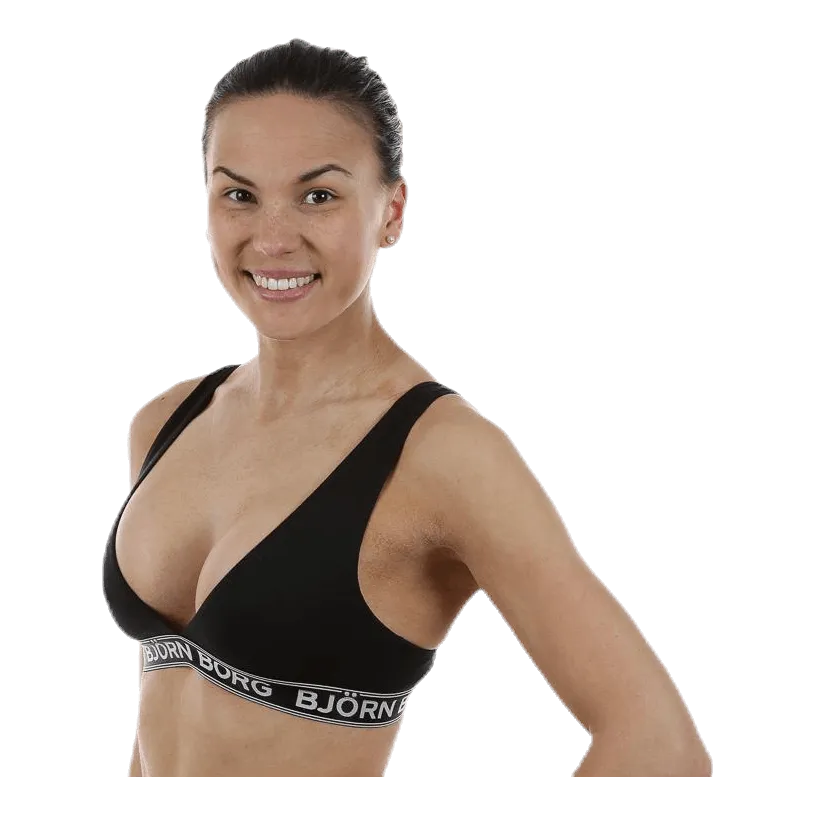 BJöRN BORG ICONIC COTTON BRA 1P BLACK