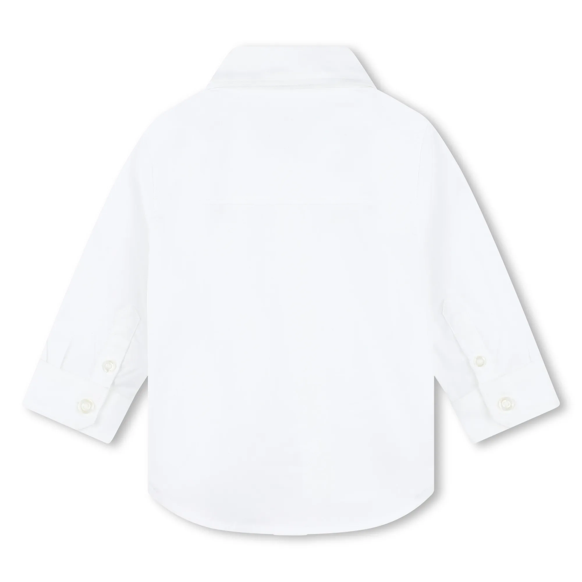 BOSS Camisa lisa de algodón
