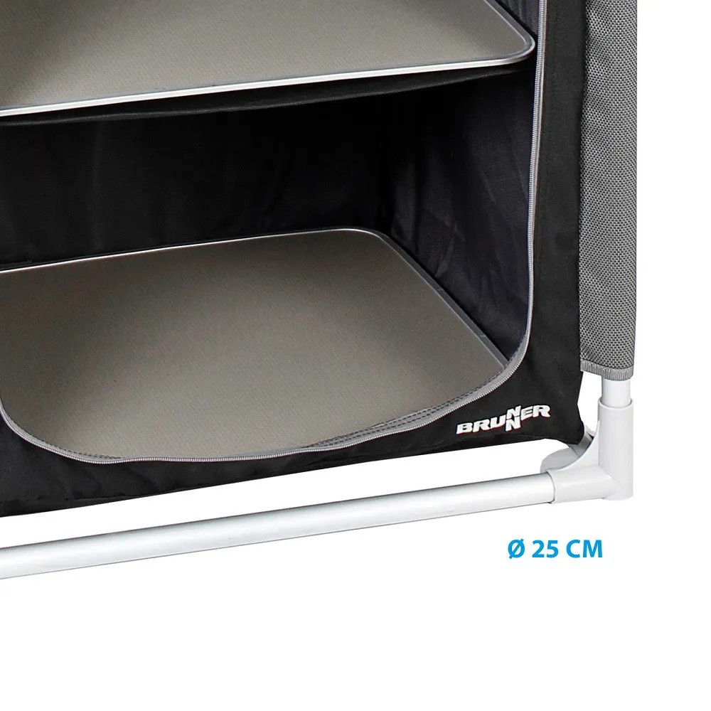 BRUNNER AZABACHE LS 3 ESTANTES   ARMARIO DE CAMPING DESMONTABLE