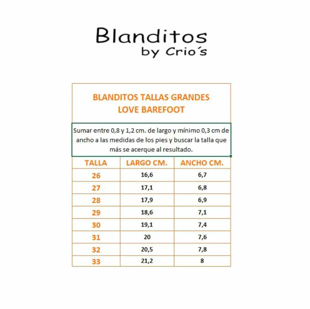 Calzado Respetuoso Blanditos Rio Blanco