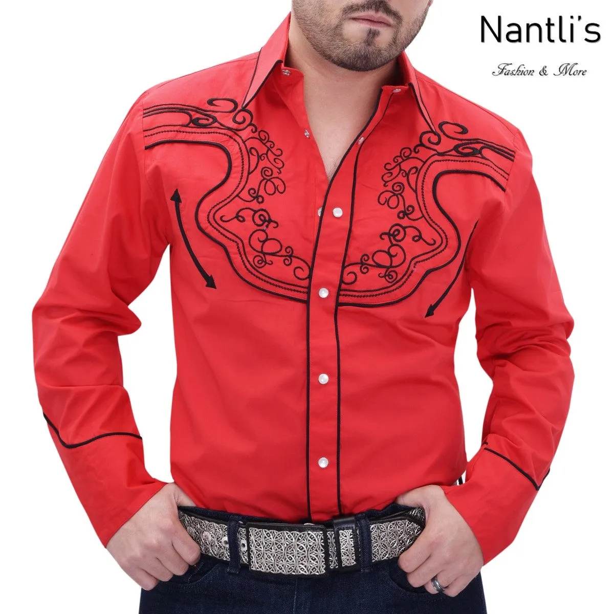 CAMISA VAQUERA PARA HOMBRE TMWD0960  WESTERN SHIRT