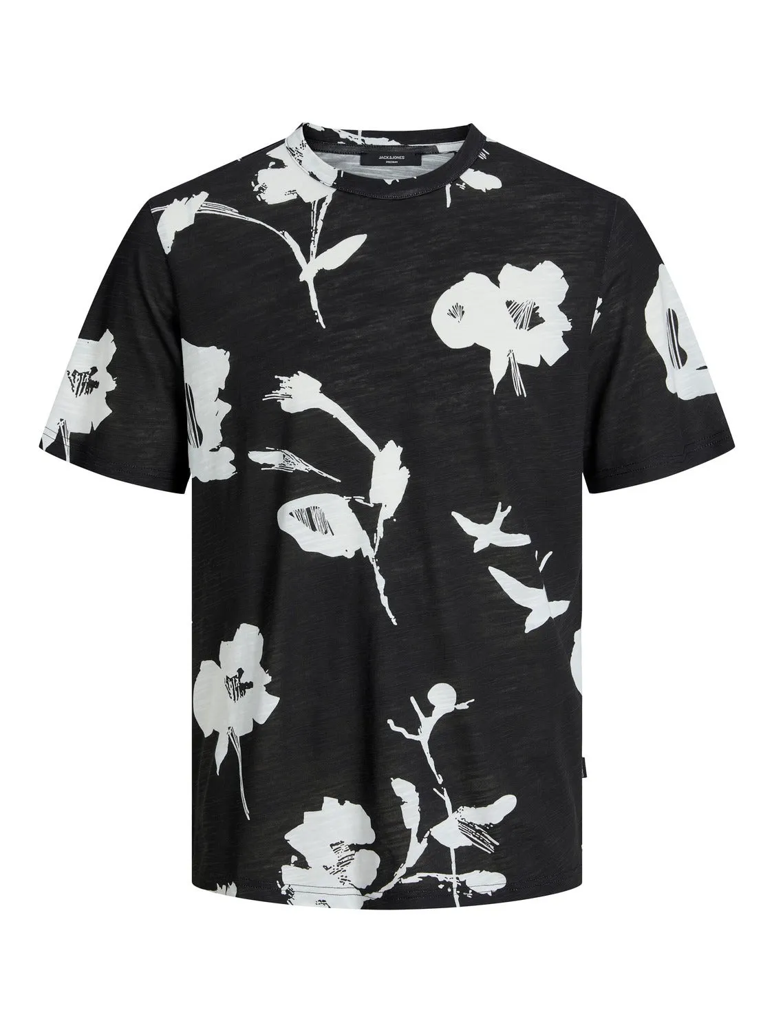 Camiseta All Over Print Cuello redondo | Negro | Jack & Jones®