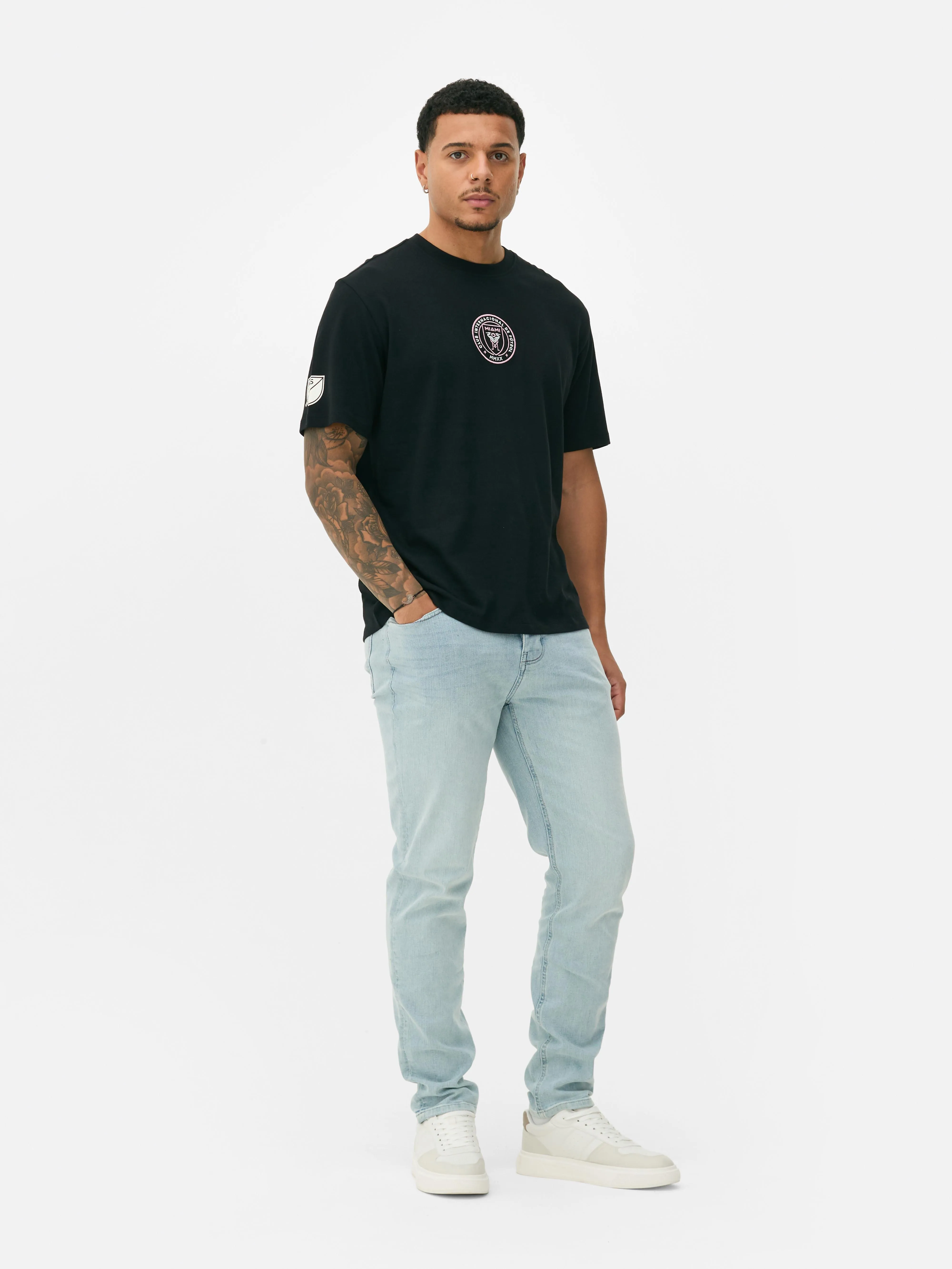 Camiseta bordada del Inter Miami