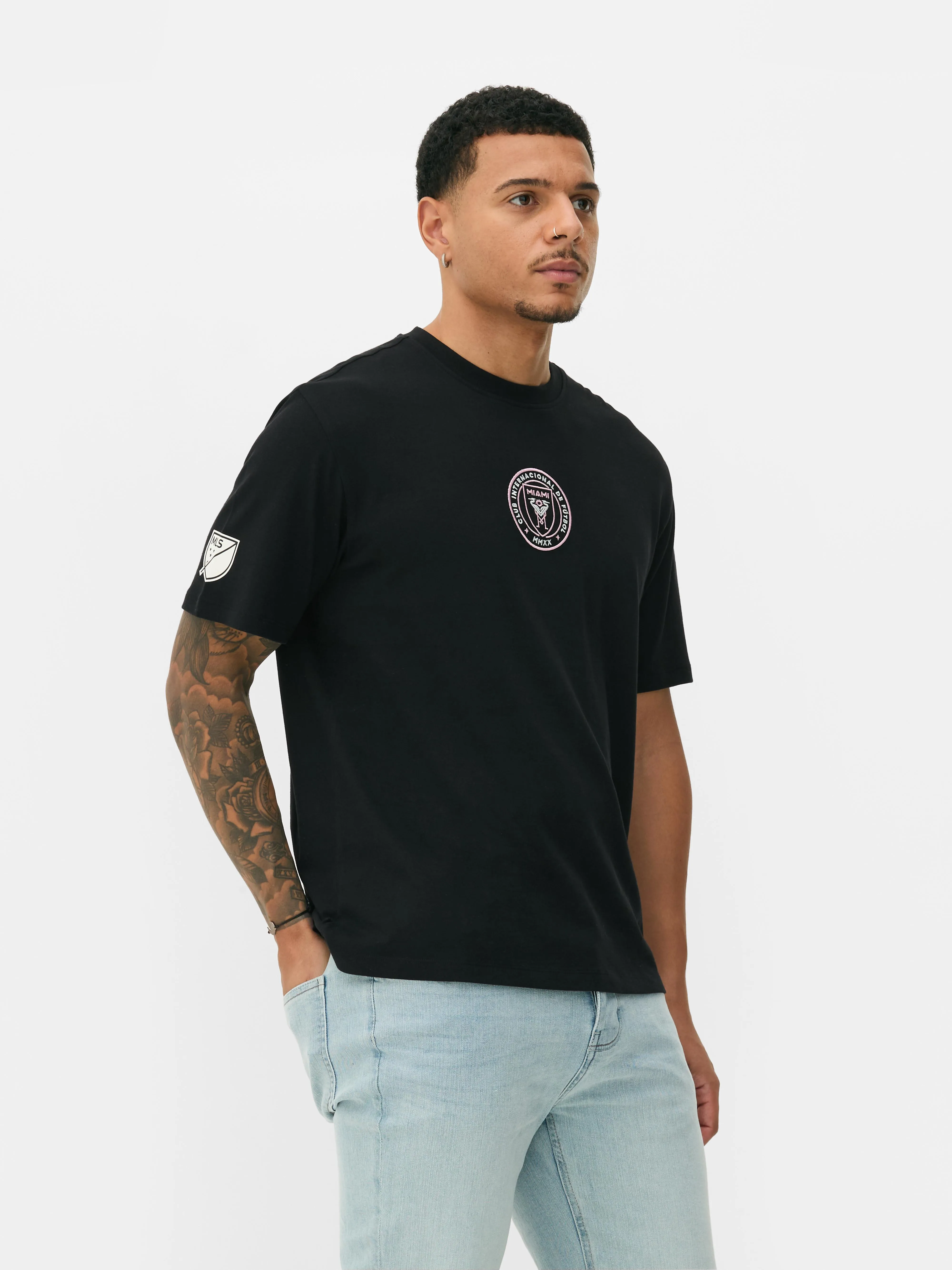 Camiseta bordada del Inter Miami