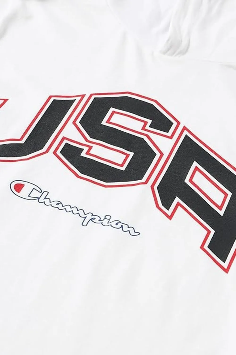 Camiseta champion junior blanca usa sleeveless hodded tee