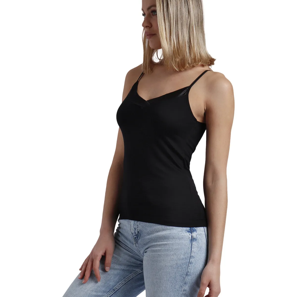 Camiseta de tirantes Escote Raso