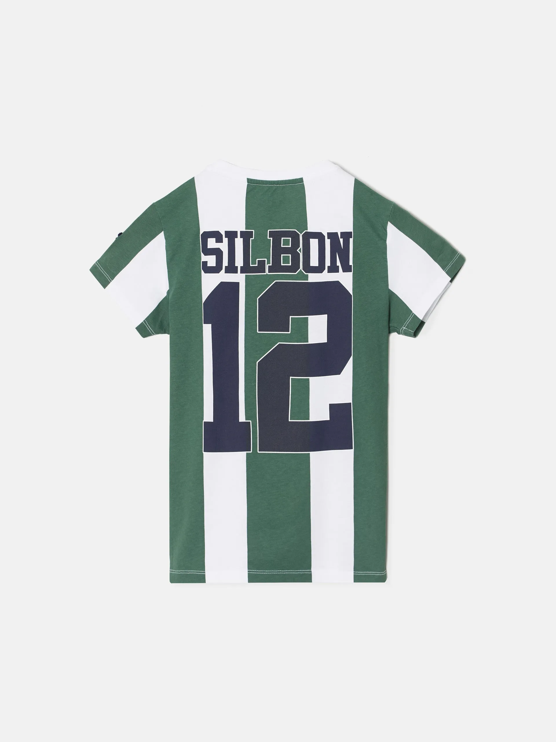 Camiseta kids rayas retro betis verde