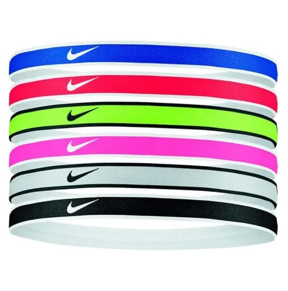 Cintas de Pelo Nike Tipped Swoosh Multicolor 6PK