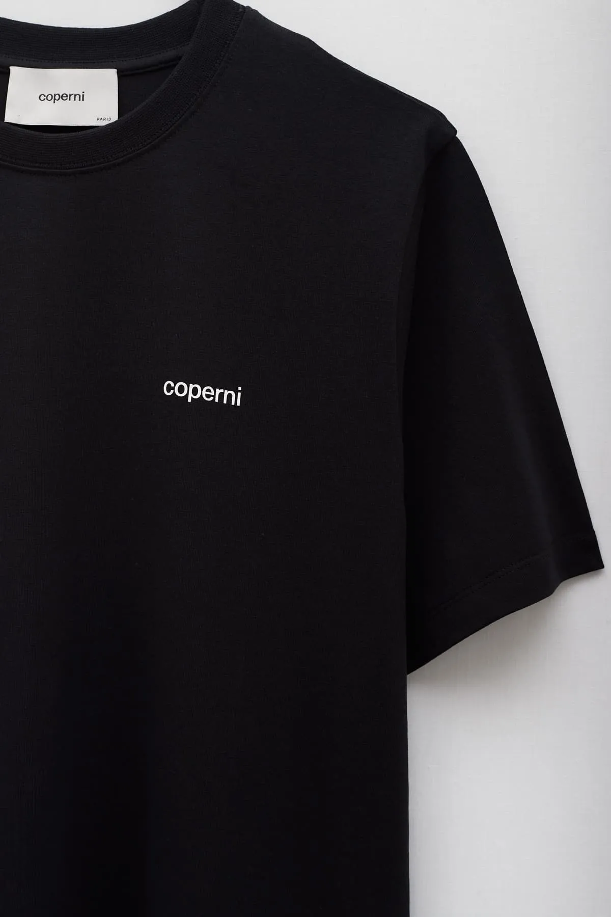 COPERNI BLACK BOXY LOGO TSHIRT