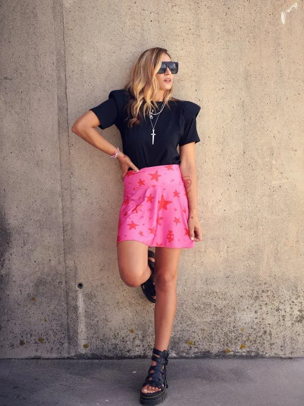 FALDA "ESTRELLA DE MAR" ROSA
