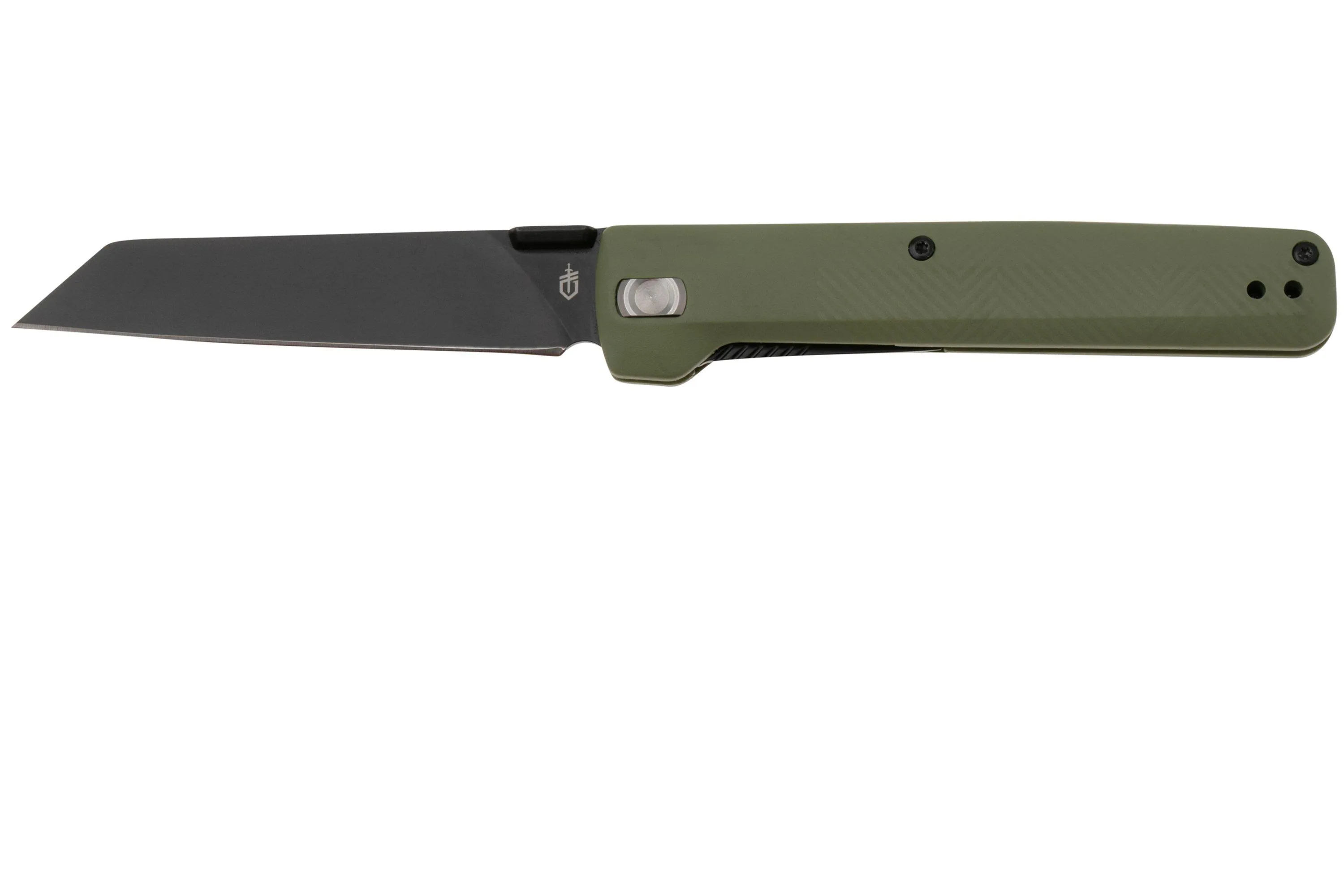 Gerber Pledge 1067525 Stainless, Lichen Green FRN, navaja