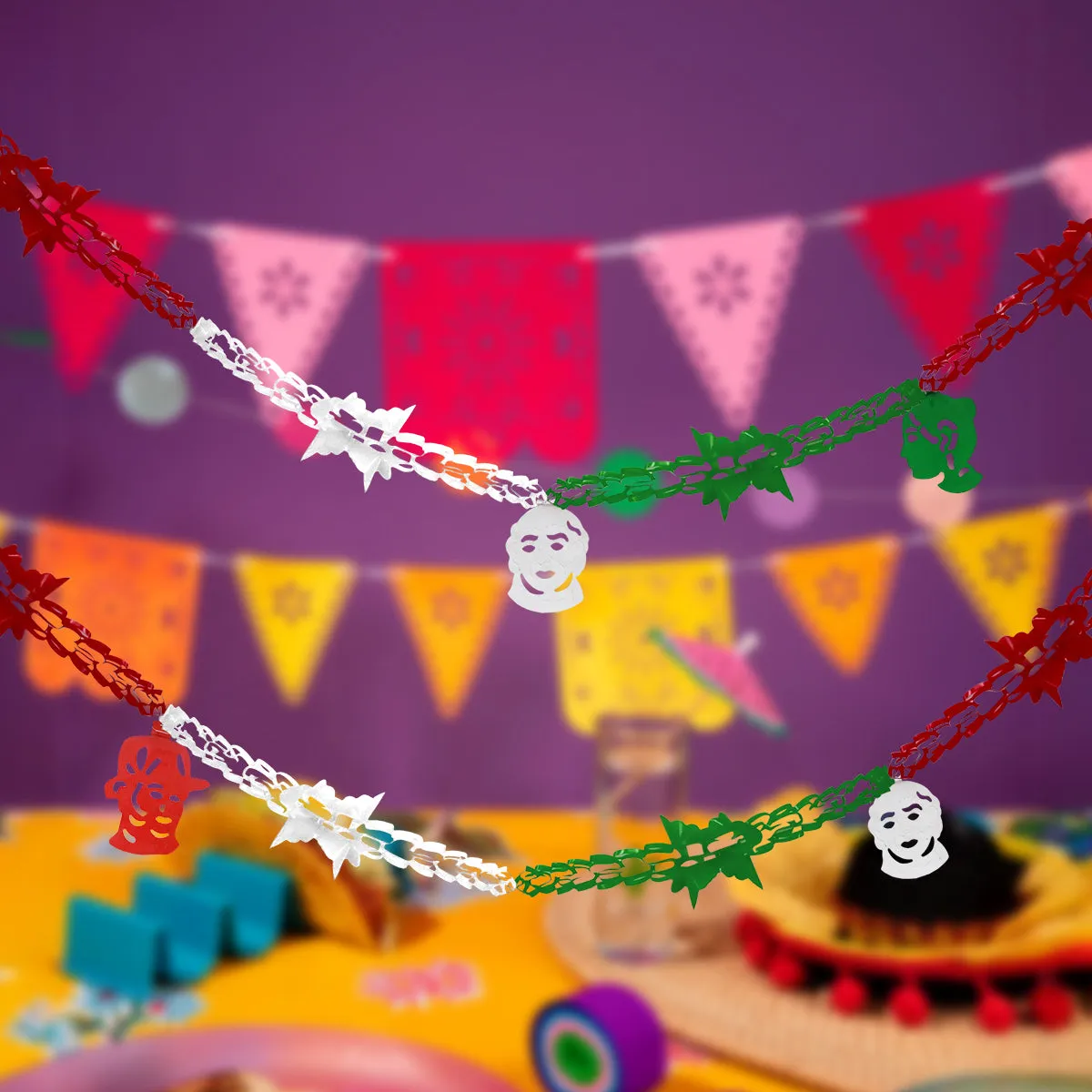 Guía Colgante con Diseo de Fiestas Patrias, Héroes de la Independencia
