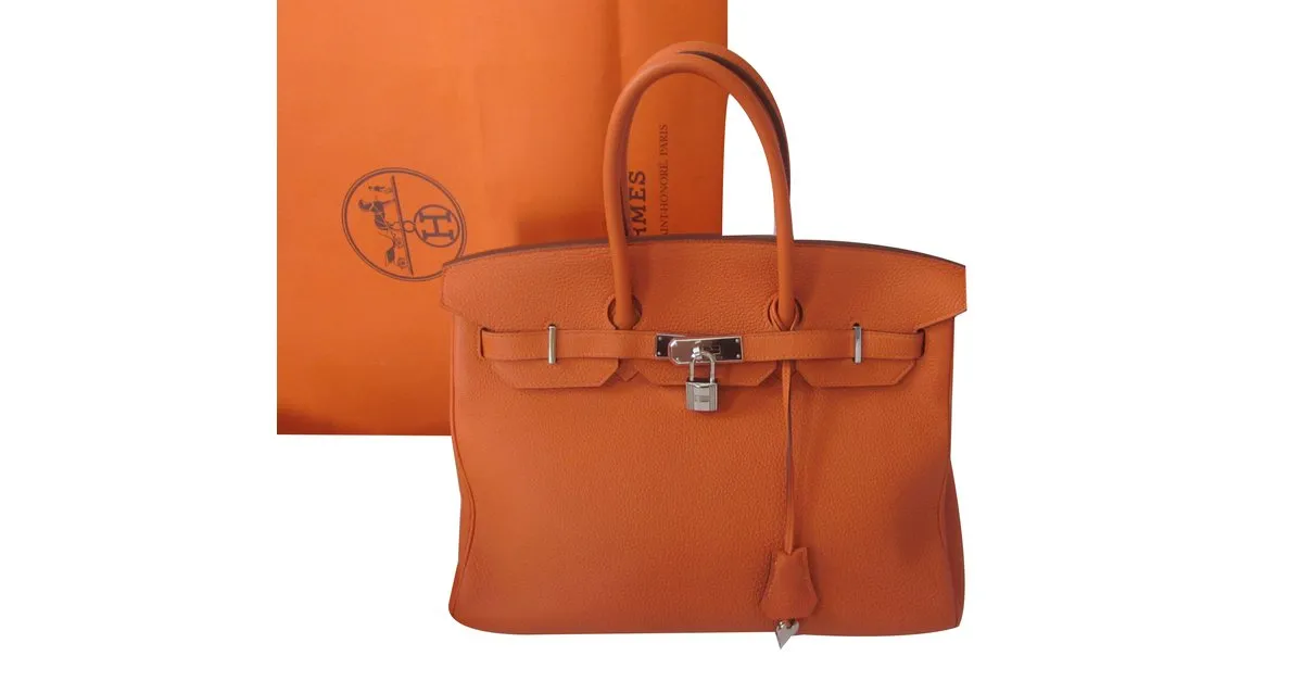 Hermès Birkin 35 Naranja 