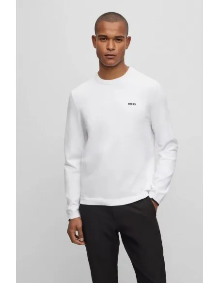 JERSEY BOSS BLANCO LOGO PEQUEñO  ECOOL