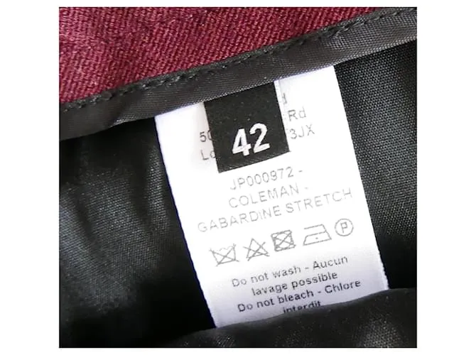 Joseph Coleman pantalones capri de cady ajustados Ciruela 