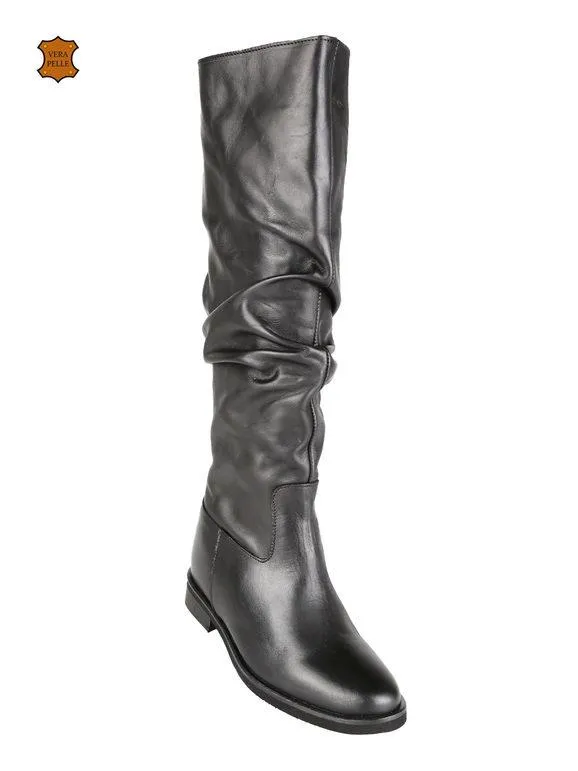 MADE IN ITALY  DOLCE MODA BOTAS DE PIEL PARA MUJER