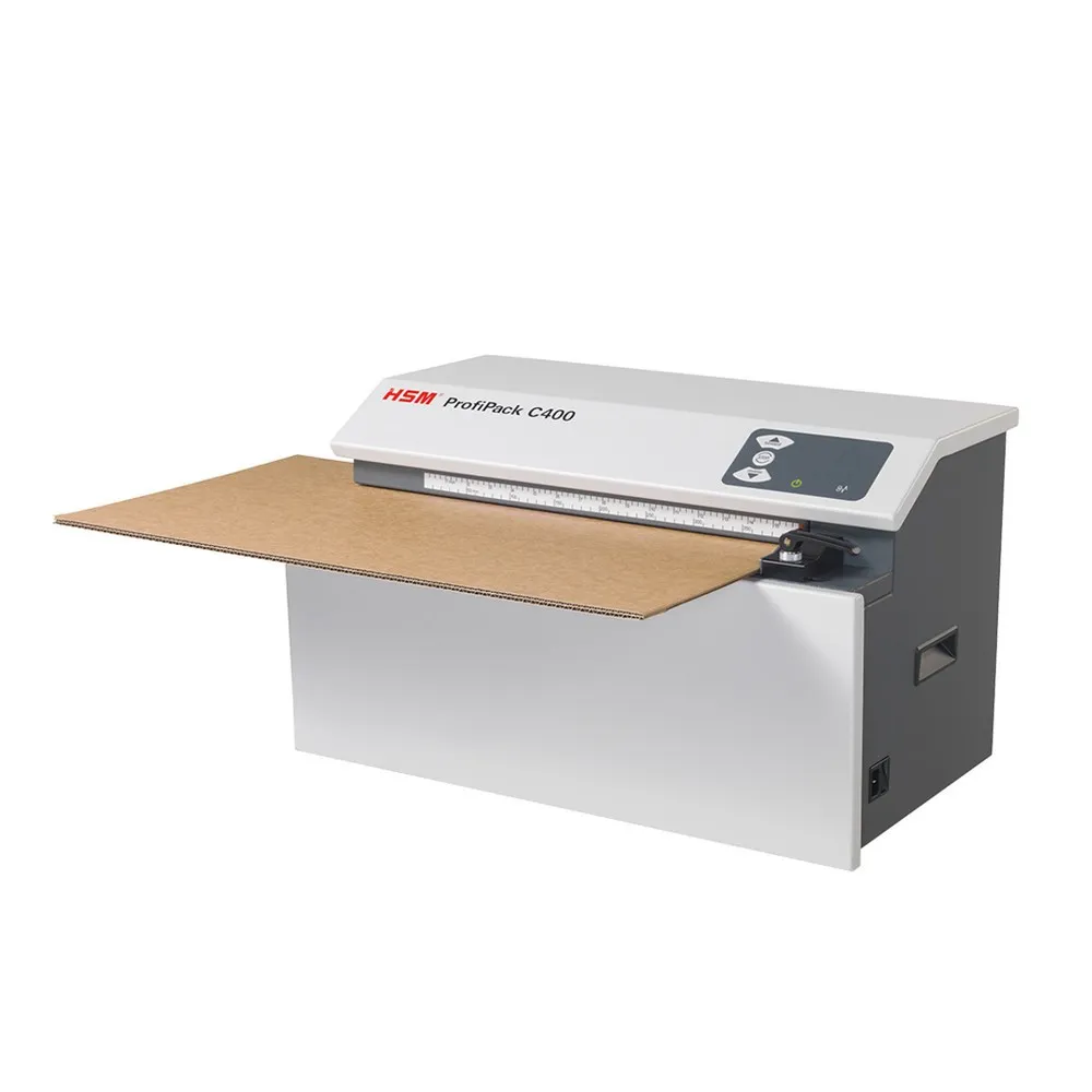 Máquina de acolchado y embalaje HSM ProfiPack C400, equipo de mesa