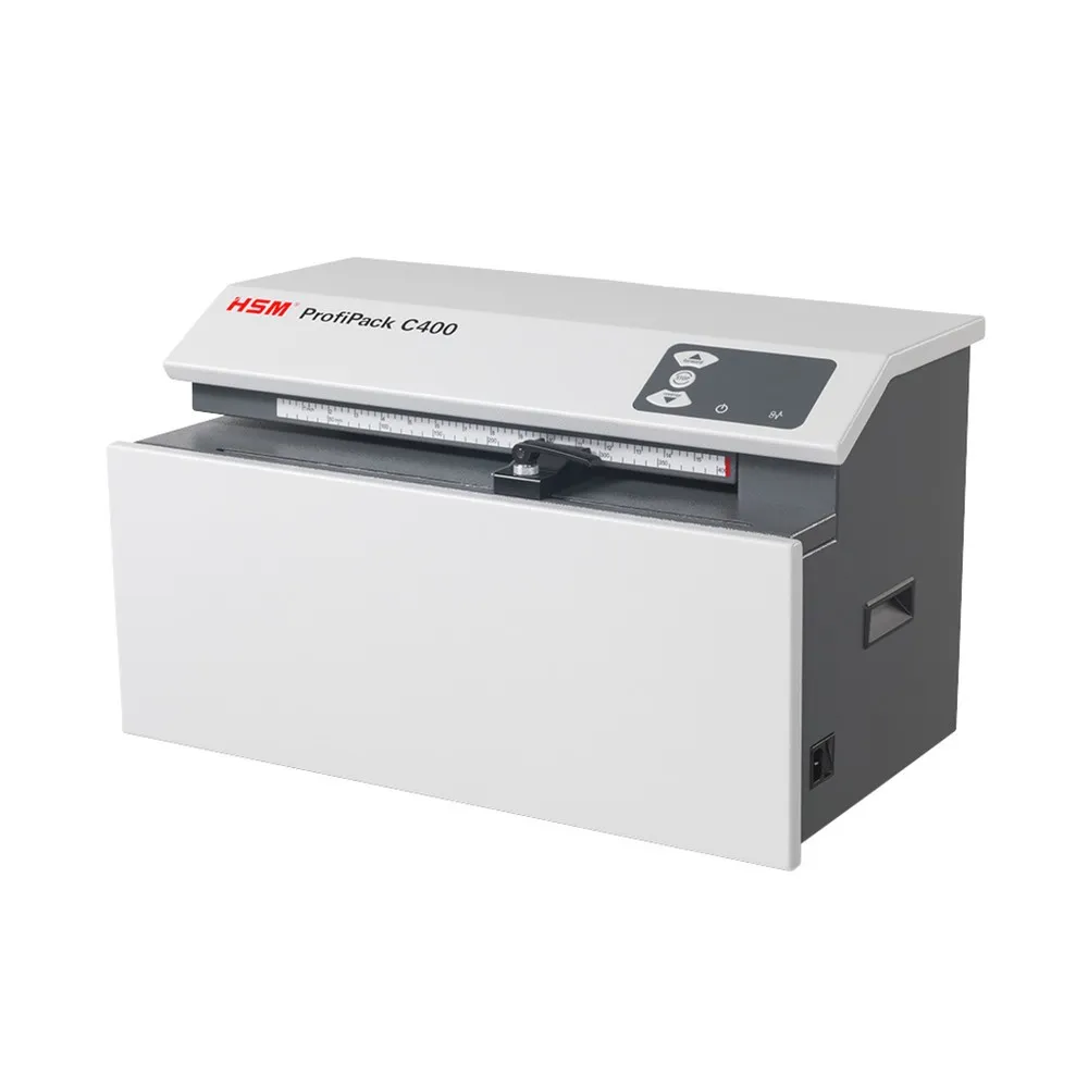 Máquina de acolchado y embalaje HSM ProfiPack C400, equipo de mesa