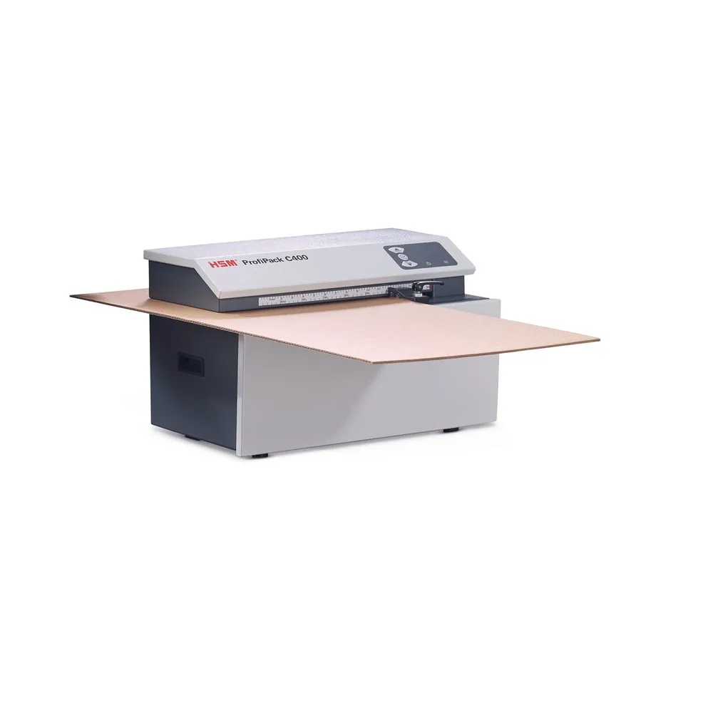 Máquina de acolchado y embalaje HSM ProfiPack C400, equipo de mesa