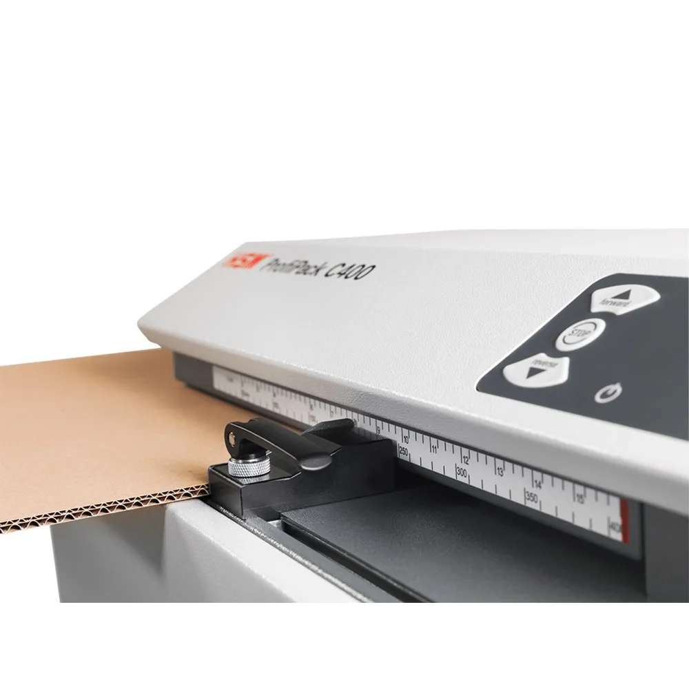 Máquina de acolchado y embalaje HSM ProfiPack C400, equipo de mesa