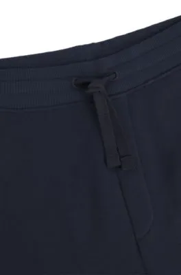 Pantalones de chándal en felpa de algodón con logo estampado