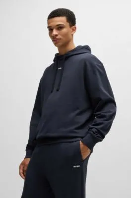 Pantalones de chándal en felpa de algodón con logo estampado