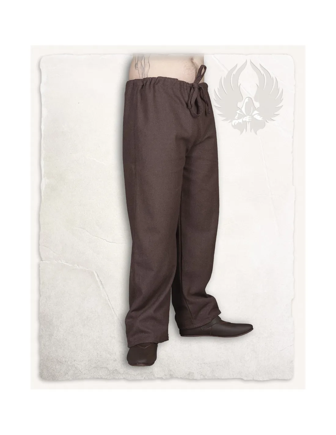 Pantalones medievales en algodón marrón modelo Kasimir