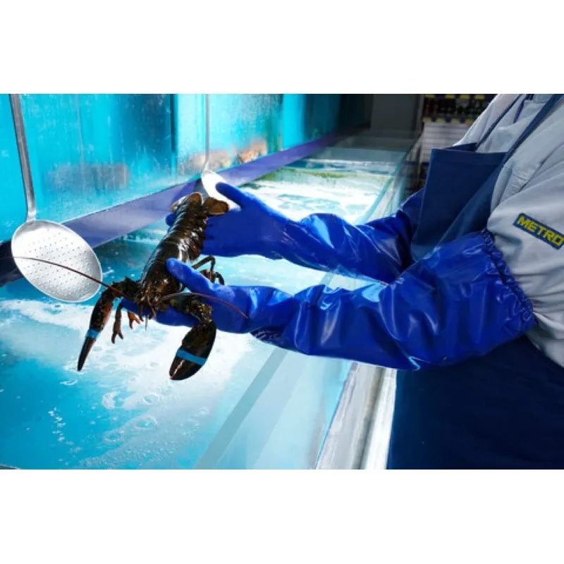 PAR DE GUANTES DE PVC LARGOS VERSATOUCH 23201, ANSELL