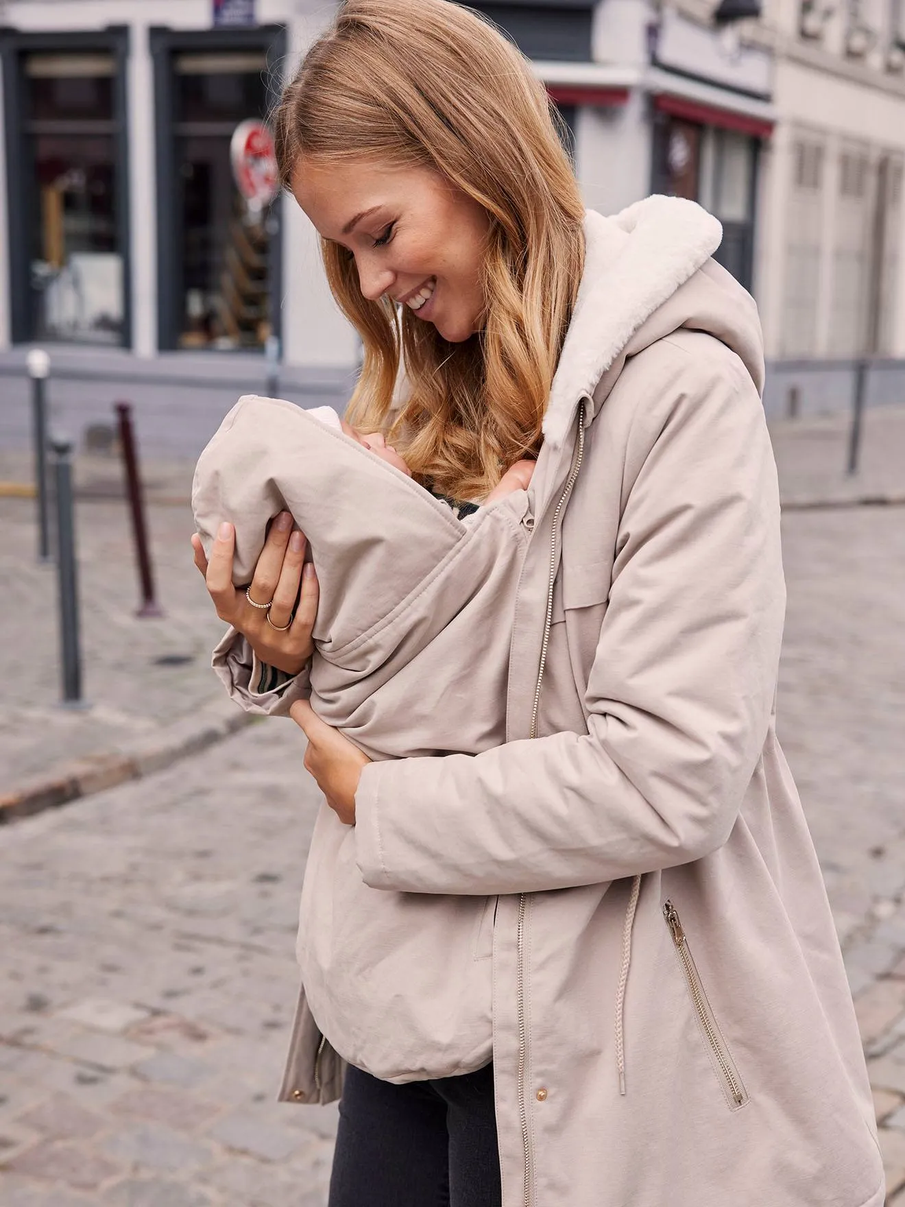 Parka evolutiva para embarazo y postparto