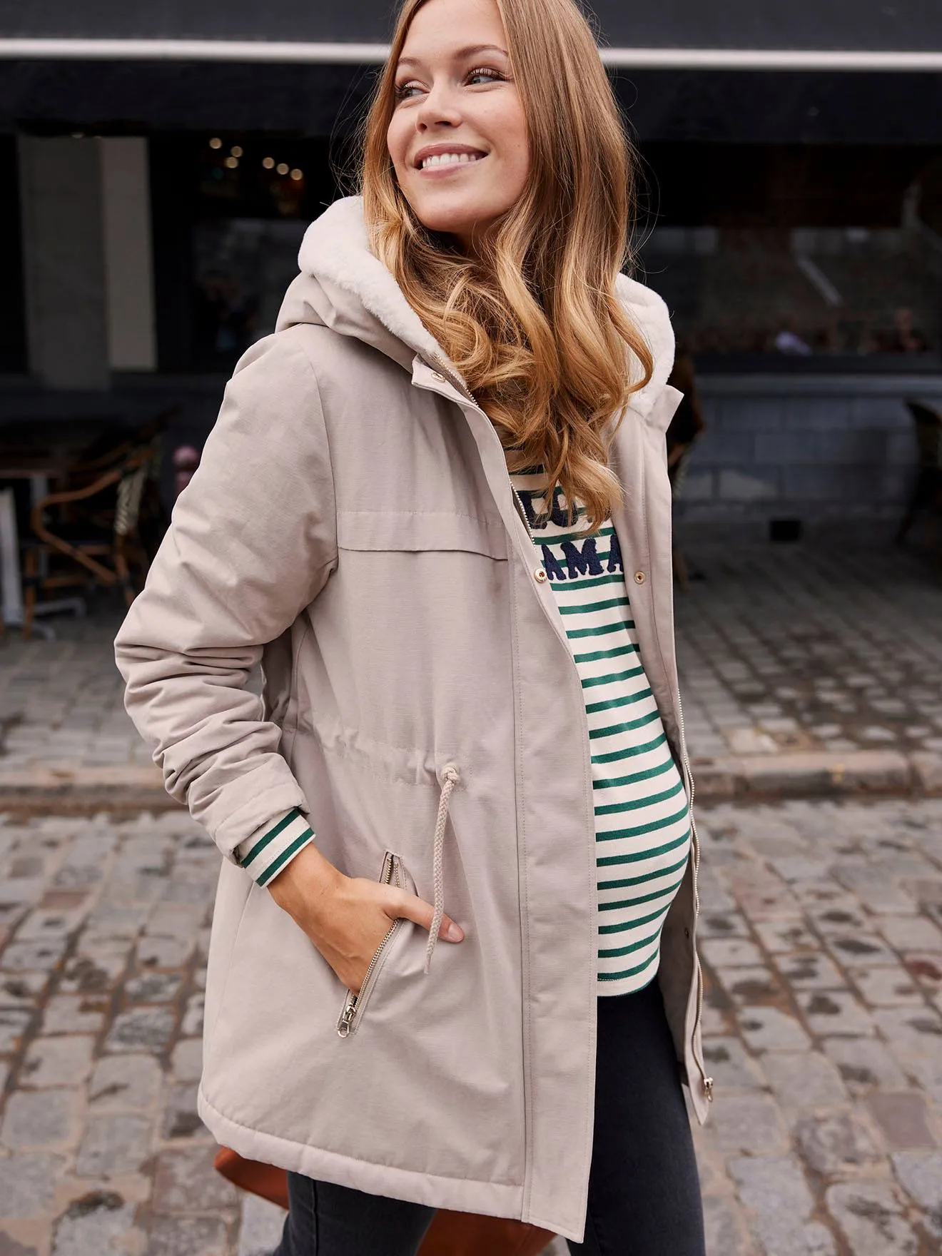 Parka evolutiva para embarazo y postparto