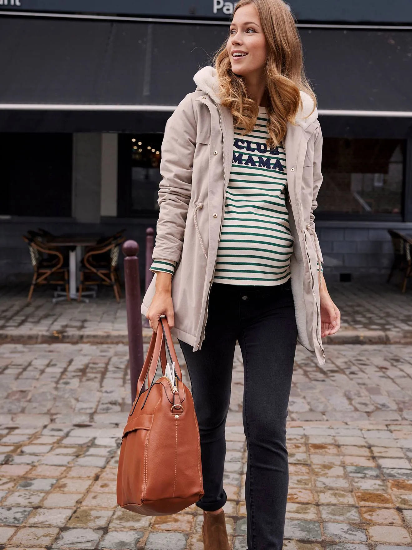 Parka evolutiva para embarazo y postparto