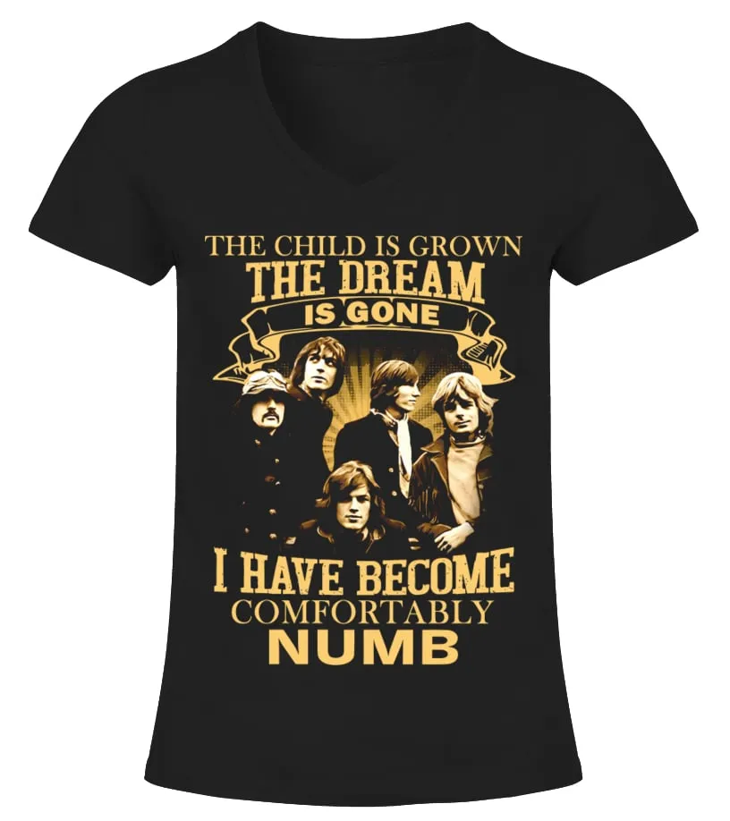 Pink Floyd E17.BK Camiseta cuello pico Mujer