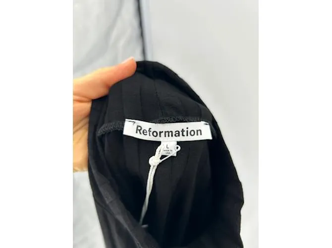 Reformation REFORMA Vestidos T.Internacional L Sintético Negro 
