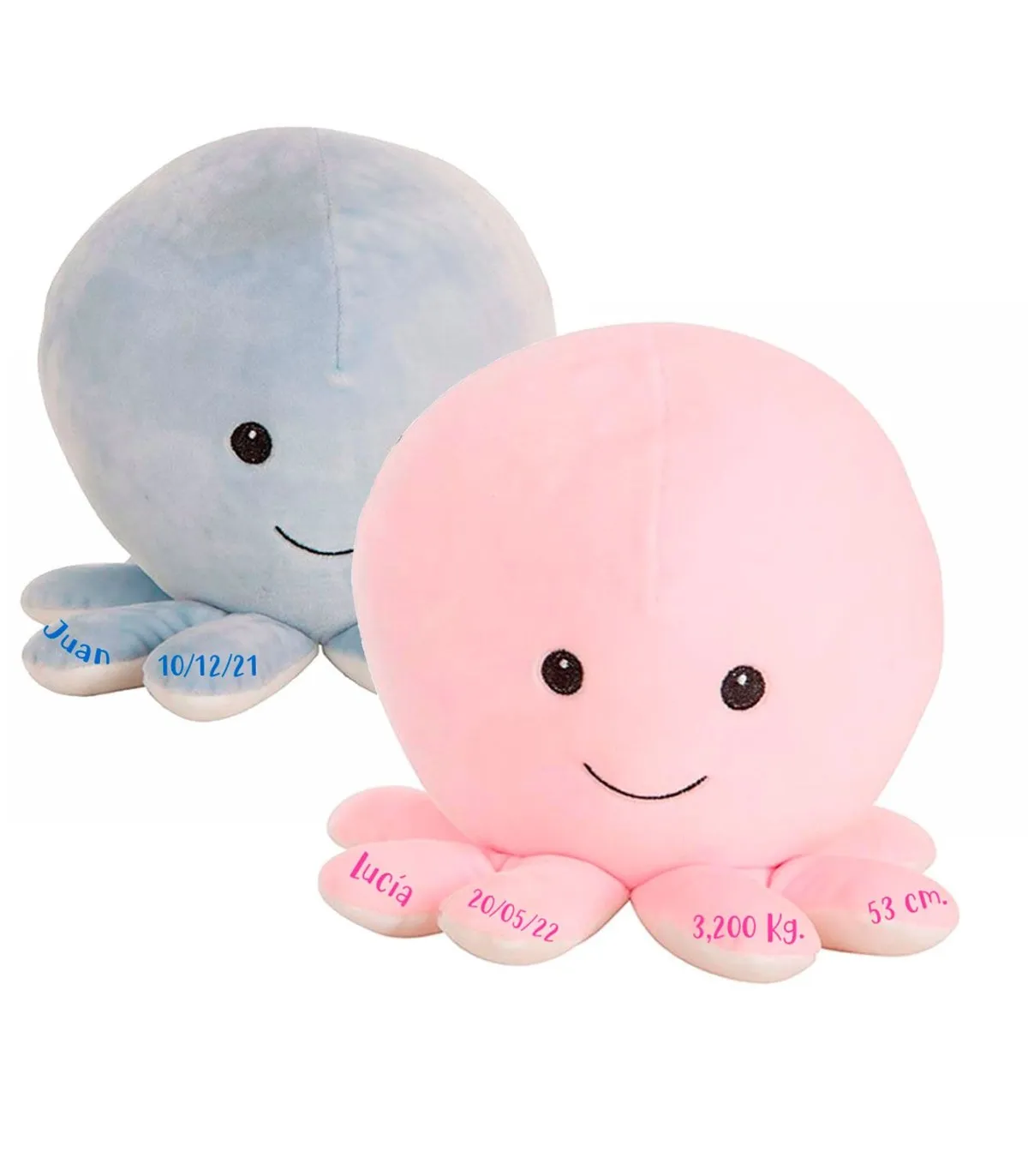 Regalo Recién Nacido Pulpo Personalizado