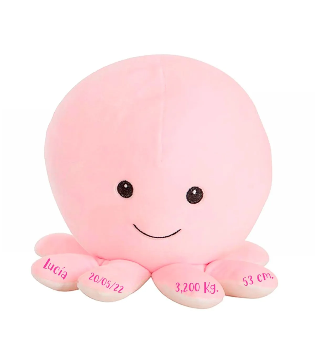 Regalo Recién Nacido Pulpo Personalizado