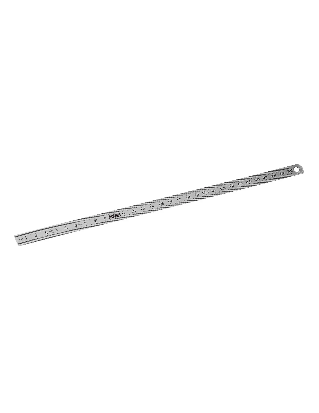 Regla flexible de acero inox.  300 x 13 x 0,5mm