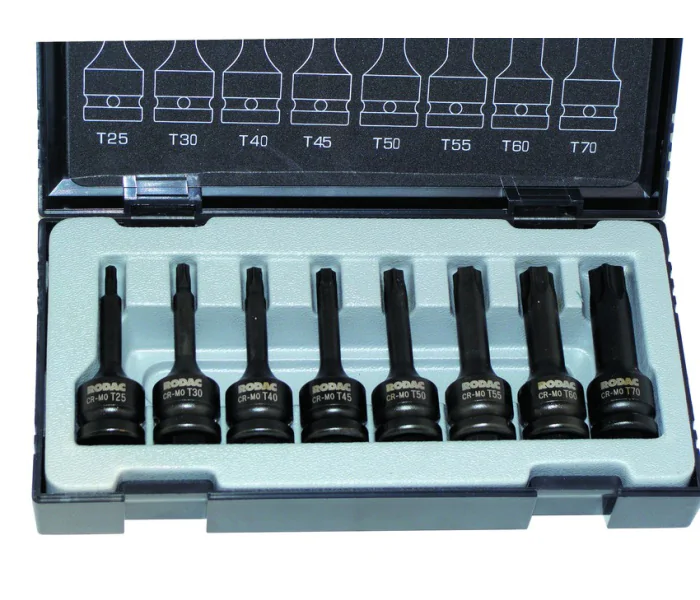 RODAC RA8688  JUEGO DOBLE 1/2" TORX
