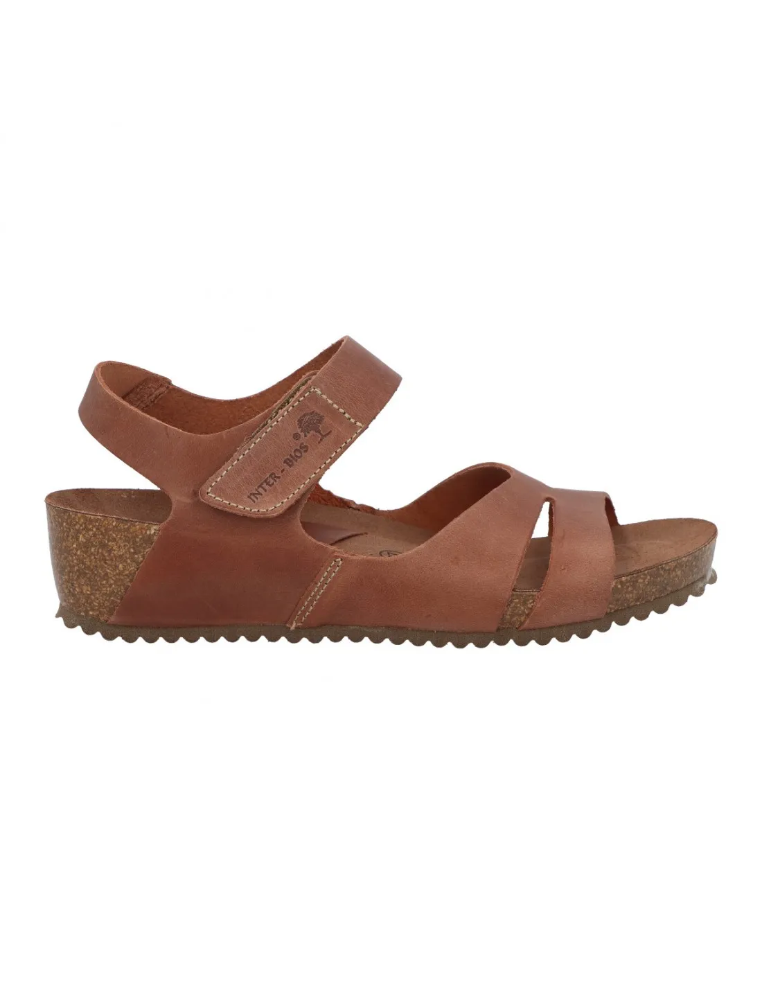 SANDALIA BIO VELCRO MUJERINTER BIOS5368