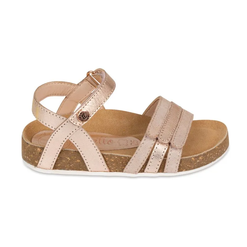 Sandalia Bios Piel  Cabra. Velcro/Tiras