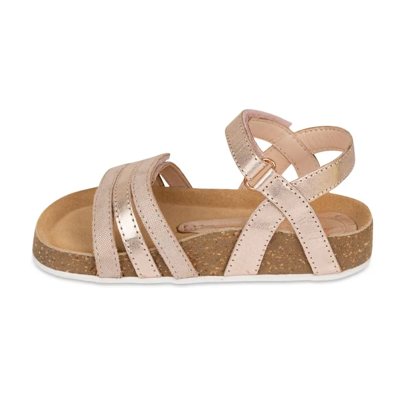Sandalia Bios Piel  Cabra. Velcro/Tiras