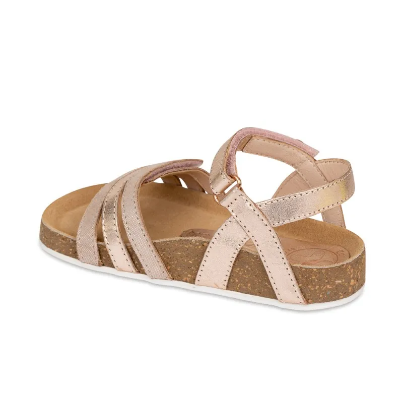 Sandalia Bios Piel  Cabra. Velcro/Tiras