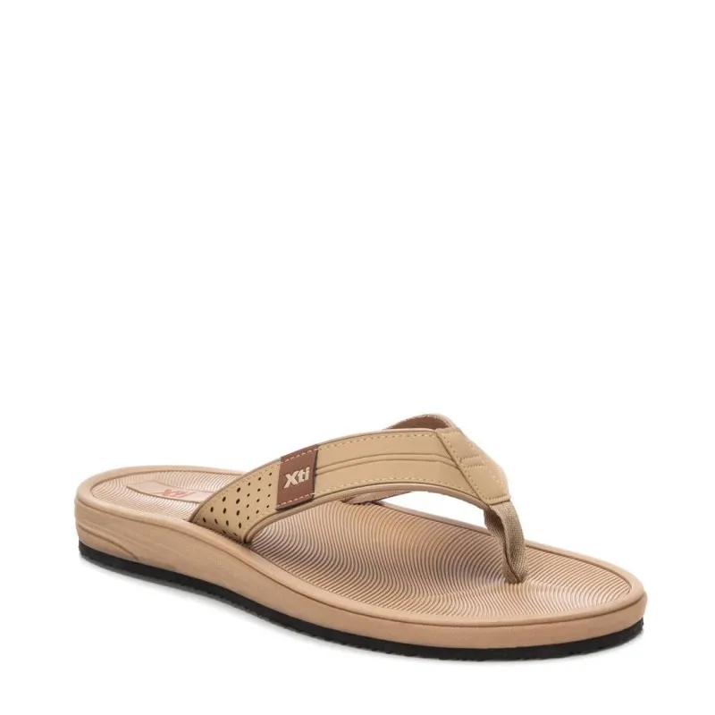 Sandalia de hombre XTI 143347 Taupe