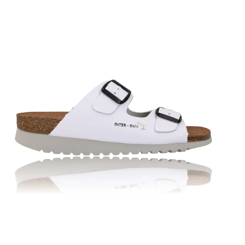 SANDALIAS BIOS CON HEBILLAS PARA MUJER DE INTERBIOS 7206MM