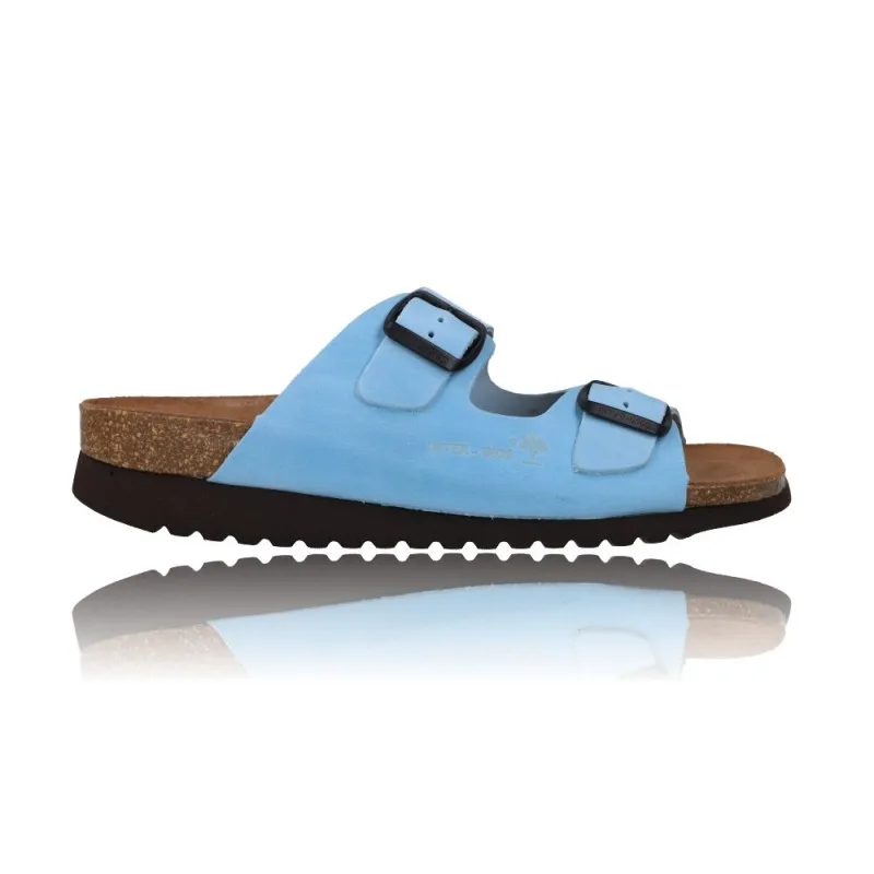 SANDALIAS BIOS CON HEBILLAS PARA MUJER DE INTERBIOS 7206MM