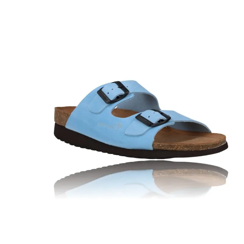 SANDALIAS BIOS CON HEBILLAS PARA MUJER DE INTERBIOS 7206MM