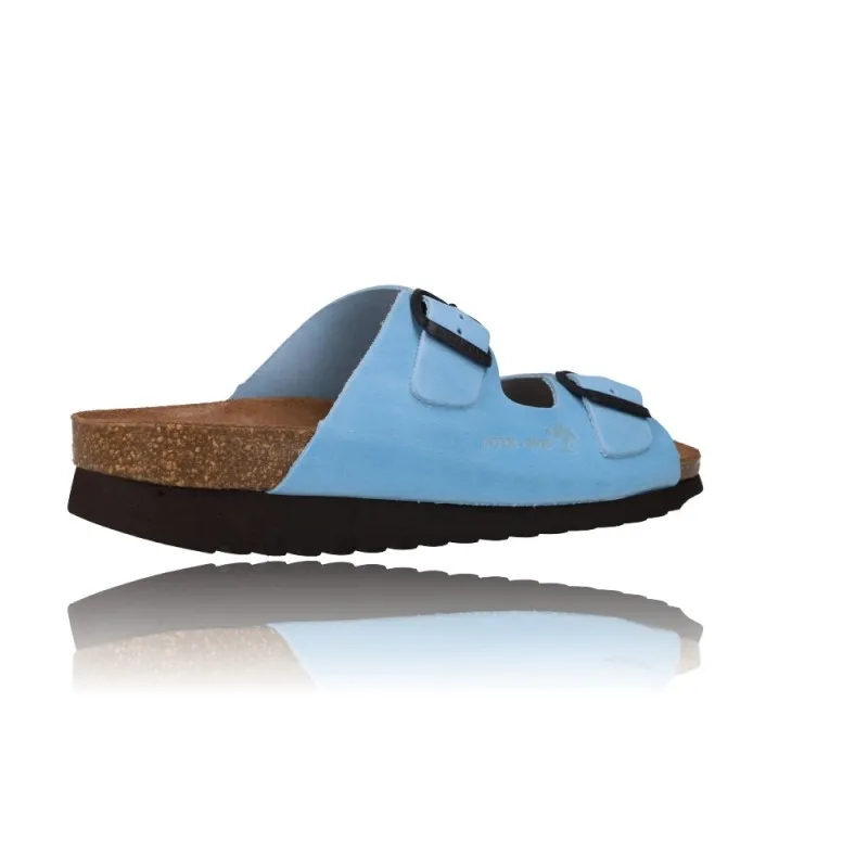 SANDALIAS BIOS CON HEBILLAS PARA MUJER DE INTERBIOS 7206MM