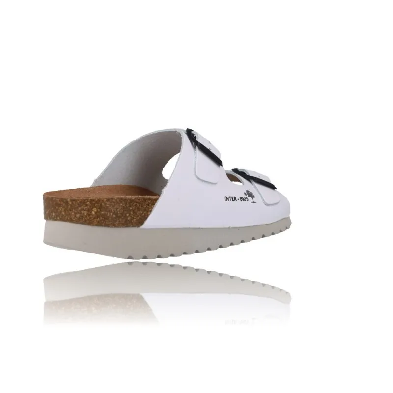 SANDALIAS BIOS CON HEBILLAS PARA MUJER DE INTERBIOS 7206MM
